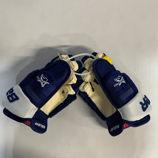 New Bauer 1X Lite Pro Gloves - Size 13" - Ondrej Kase - Toronto Maple Leafs (NG119)