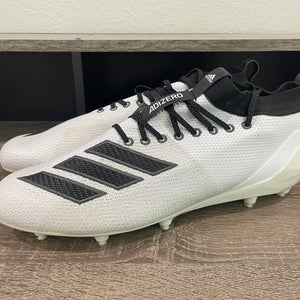 New UNRELEASED Adidas Adizero 8.0 Football Cleats White F35188 Men’s Size 15