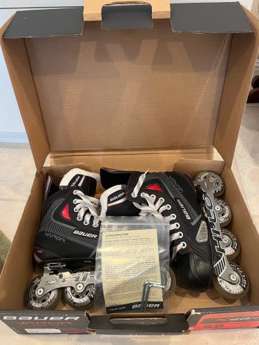 Used Bauer Regular Width Size 5 Vapor X40R Inline Skates
