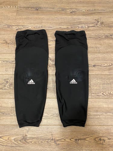 Black Used XL Adidas Pro Stock Socks