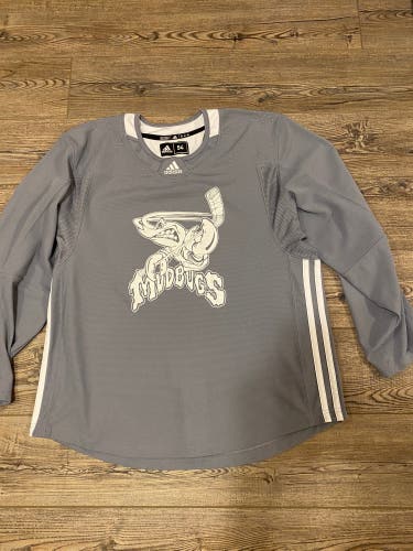 Gray New Size 54 Adidas Pro Stock Jersey