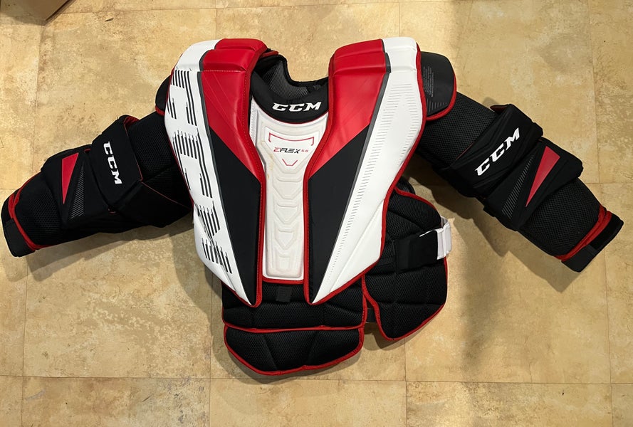 Used Large CCM Pro Stock Eflex 5.9 Goalie Chest Protector