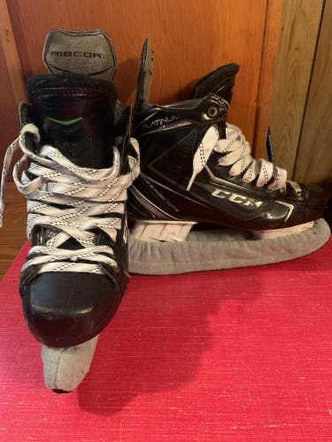Used CCM Regular Width  Size 8.5 RibCor Platinum Hockey Skates