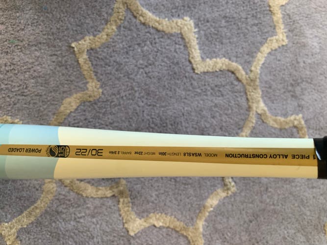 Used USSSA Certified 2020 Warstic Alloy Hawk2 Bat (-8) 22 oz 30"
