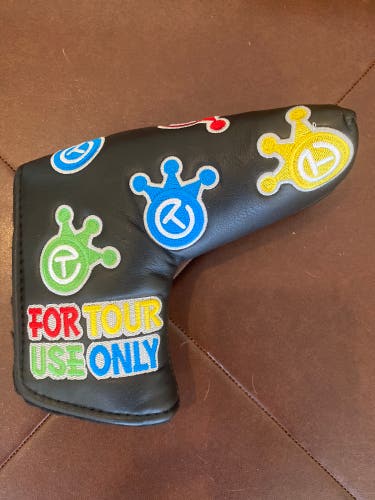 Scotty Cameron Putter Headcover For Blade Putter - FTUO Black/Red