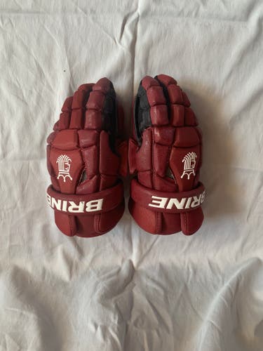 Used Goalie Brine King Superlight II Lacrosse Gloves 12"