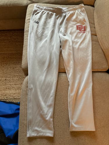 University Of Denver Lacrosse Gray Used XL New Balance Pants