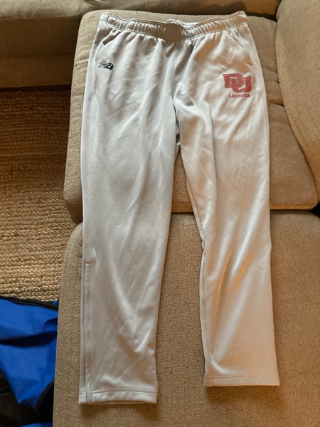 University Of Denver Lacrosse Gray Used XL New Balance Pants