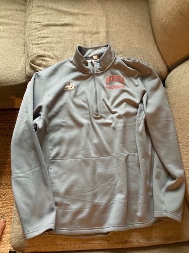 University Of Denver Lacrosse Gray Used Large New Balance Sweatshirt