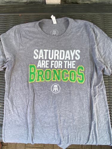 Saturdays are for the Broncos Barstool Sports T-shirt