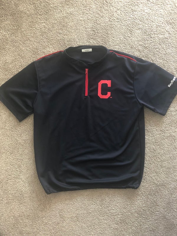 Men's Cleveland Indians Cream Hardball Tie-Dye T-Shirt