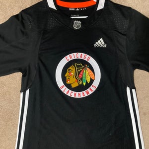 Black Adult Men's Used Small Adidas Jersey
