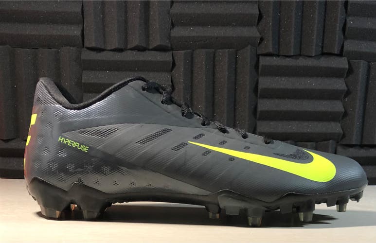 Nike Vapor Talon Elite Low Lacrosse Cleats 535849-007 LAX Men's size 11 Anthracite Grey Football