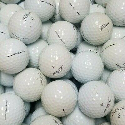 Used Titleist 48 Pack (4 Dozen) Pro V1 And Pro V1x Balls (good condition)
