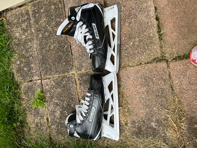Used Bauer Regular Width Size 10 Supreme S190 Hockey Goalie Skates