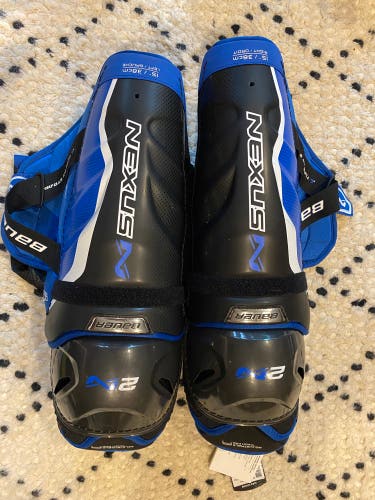 New Bauer Pro Stock Nexus 2N Shin Pads 15”