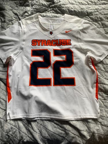 White Adult Large Nike Jersey