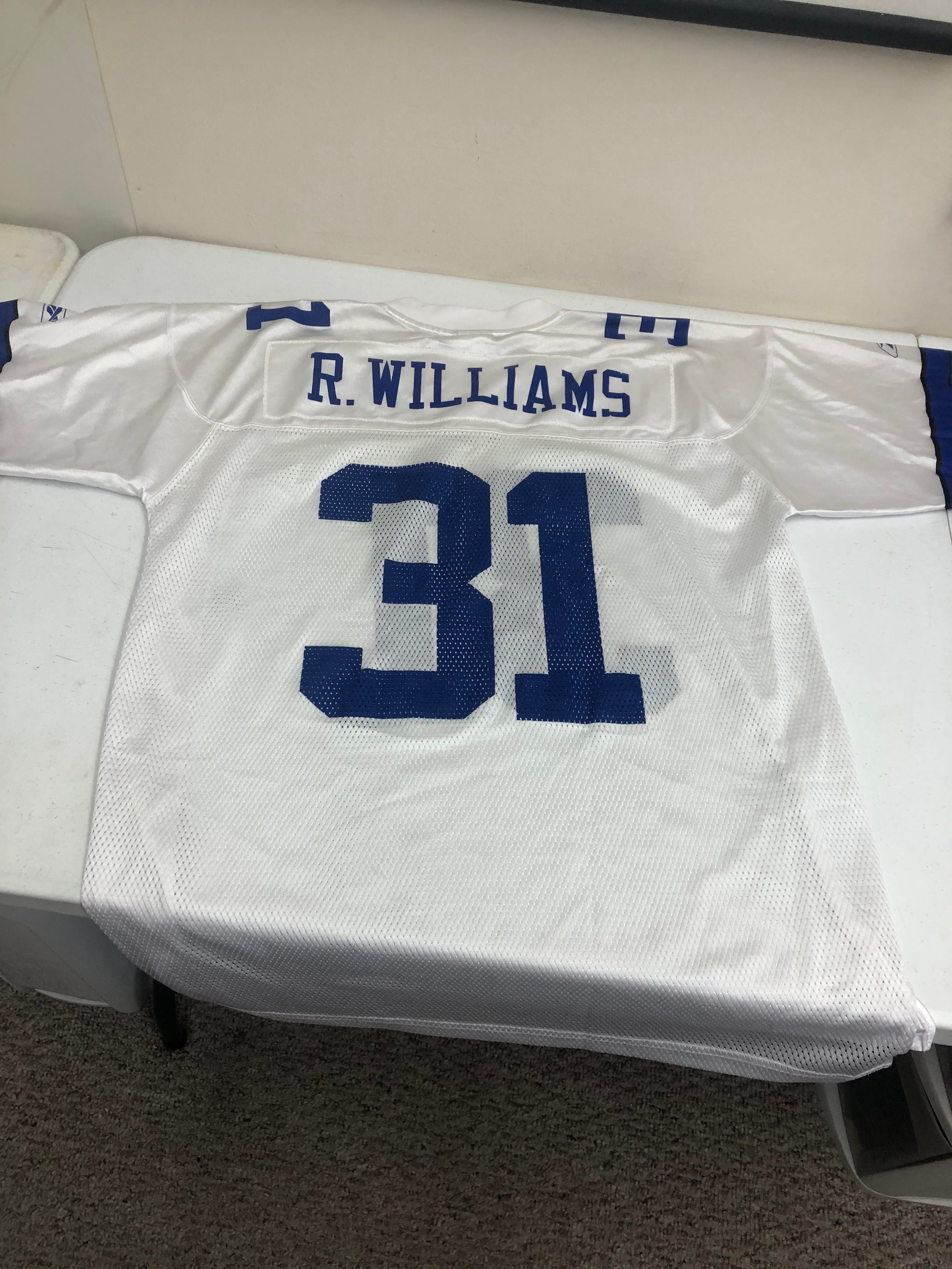 Reebok, Shirts, Dallas Cowboys Reebok Nfl Mens Football Jersey Size Xl 3  Roy Williams