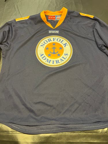 Norfolk Admirals Replica Blue Jersey XXL
