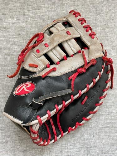 Used Right Hand Throw Rawlings First Base Heart of the Hide Baseball Glove 12.25"