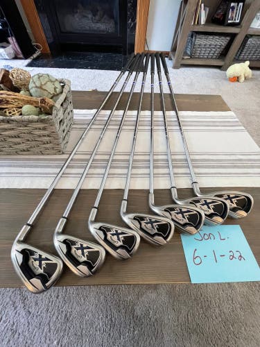 Callaway X20 Irons Uniflex True Temper shafts RH