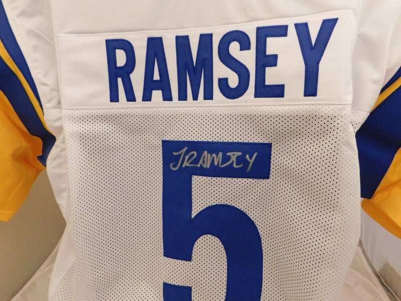 Jalen Ramsey Signed Autographed Jersey Los Angeles Rams White JSA