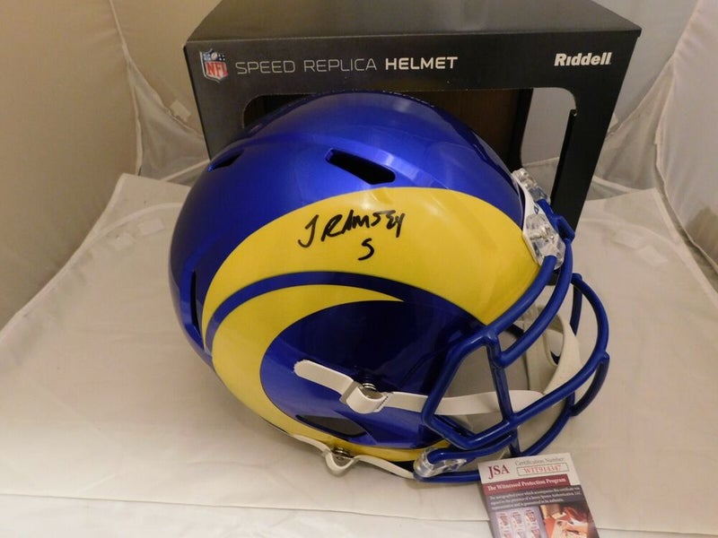 Rams Jalen Ramsey Signed Flash Full Size Speed Proline Helmet JSA