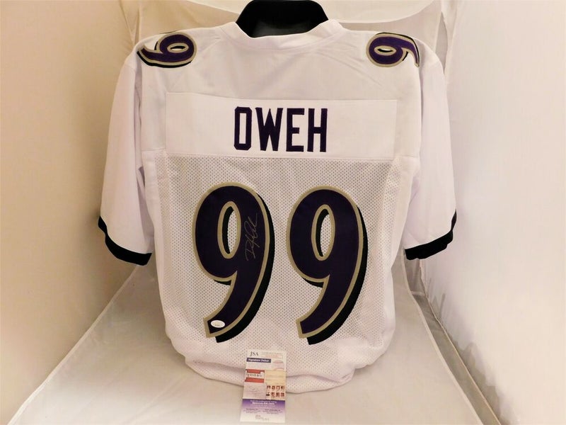 Baltimore Ravens Odafe Jayson Oweh Autographed Signed Inscribed Jersey Jsa  Coa