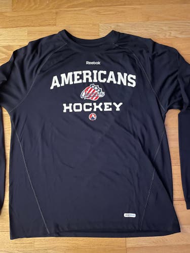 PRO STOCK AHL ROCHESTER AMERICANS HOCKEY SHIRT - SIZE M