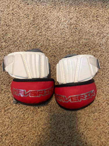 Used Large Maverik Max Arm Pads and Practice Pinnie