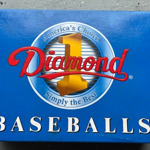 New Diamond 12 Pack (1 Dozen) Baseballs