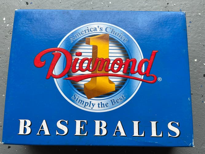 New Diamond 12 Pack (1 Dozen) Baseballs