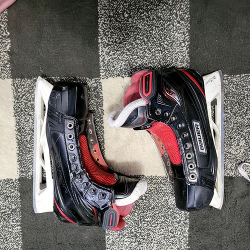Senior Used Bauer Vapor 1X Hockey Goalie Skates Pro Stock Size 9