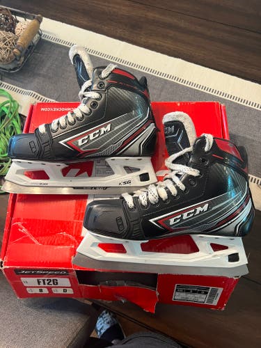 Used CCM Regular Width Size 8 Jetspeed ft460 Hockey Goalie Skates