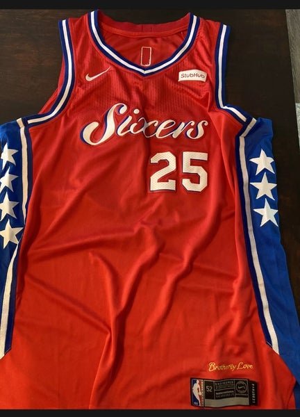 Nike stub hub Ben Simmons Jersey Philadelphia 76ers Sixers Mens Sz