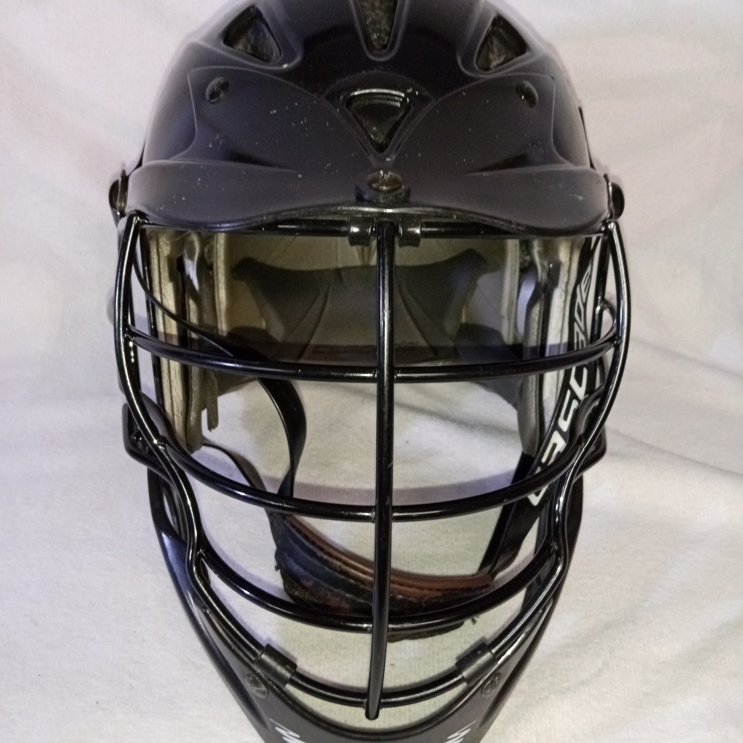 Cascade lacrosse helmet Cpx-R Black/Yellow Adult adjustable With Chin Strap 