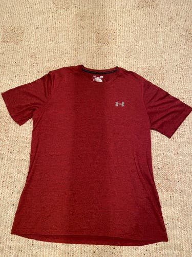 Maroon/Crimson Under Armour Adult L