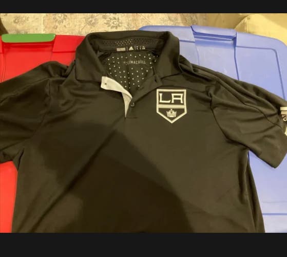 Mens LA Kings Polo Large