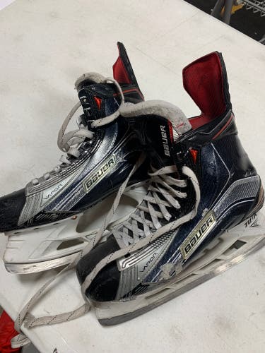 Used Bauer Regular Width Size 9.5 Vapor 1X Hockey Skates