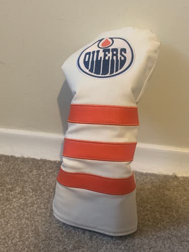 Used Edmonton Oilers Driver Head Cover