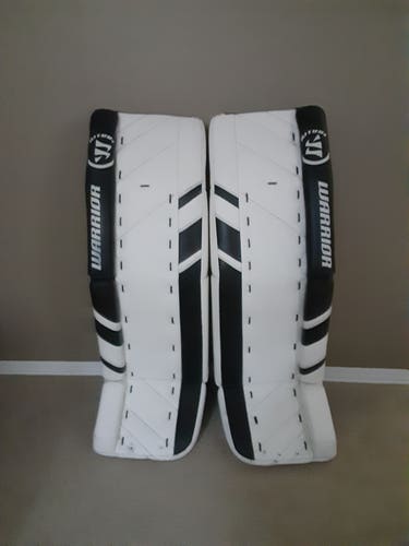 Used 35" Warrior Ritual G3 Goalie Leg Pads