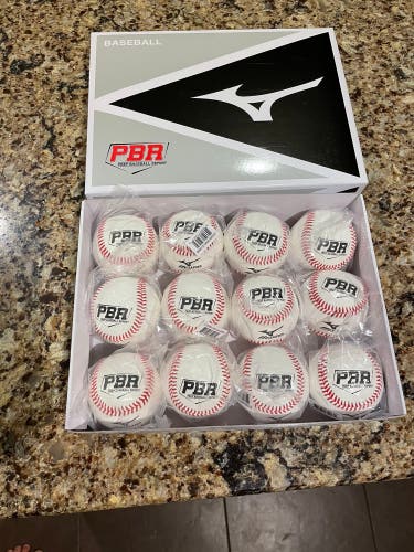 ( PBR ) Mizuno (1 Dozen) Baseballs