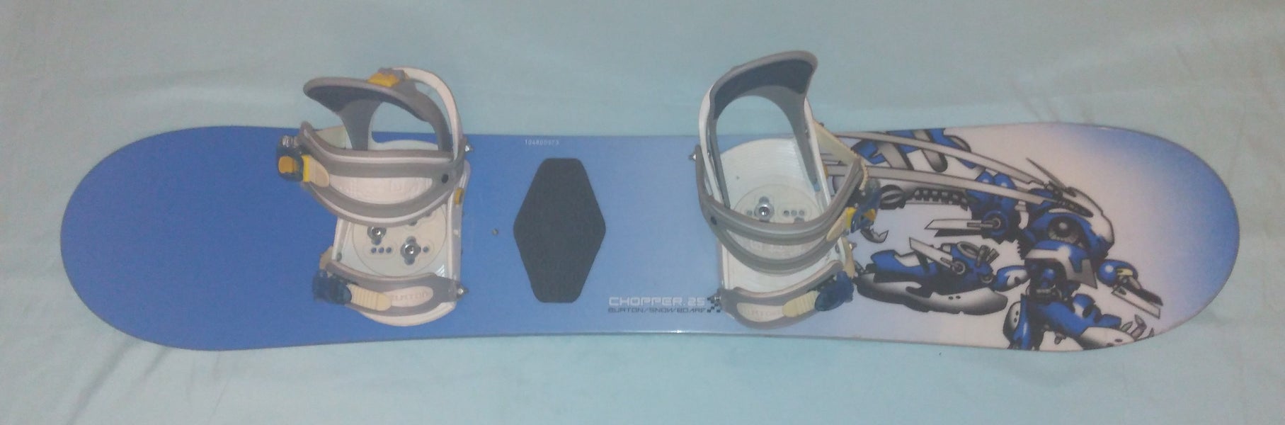 Burton Kids 125 CM Chopper . 25 Snowboard With Bindings Unique Rare Great condition