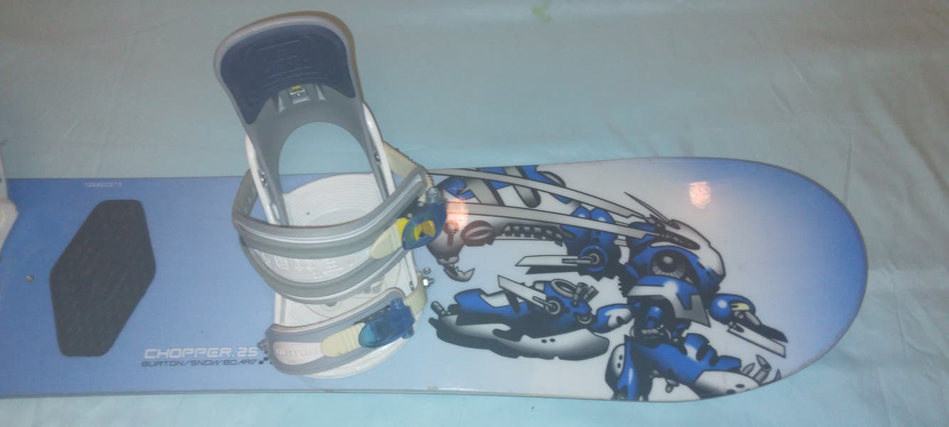 Burton Kids 125 CM Chopper . 25 Snowboard With Bindings Unique