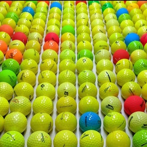AAAA Refurbished Colored Golf Balls (50 Pack) Titleist, Callaway, Srixon, Taylormade