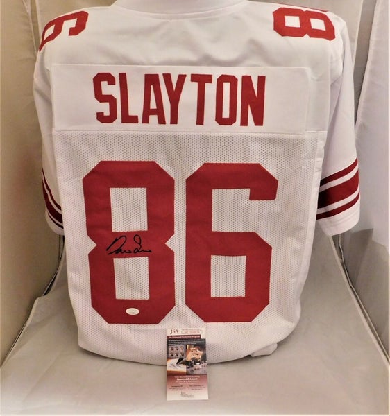 DARIUS SLAYTON Signed / Autographed GIANTS Authentic Style White