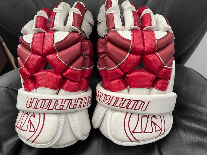 Used Player's Warrior 14” Evo Pro Lacrosse Gloves