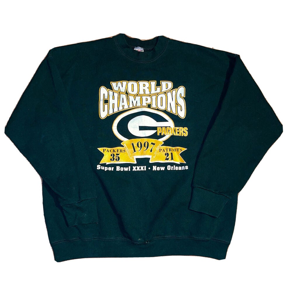 1997 NFL Patriots vs. Green Bay Packers Sweatshirt (XXL)