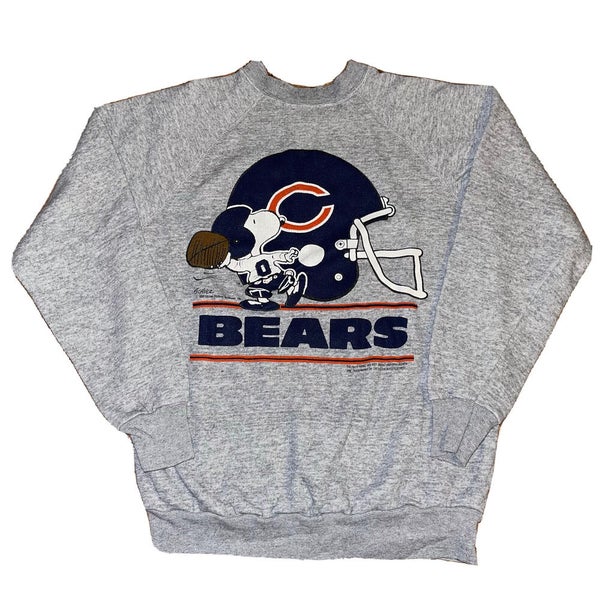 Vintage Starter Chicago Bears Sweatshirt AOP Crew Neck Sweater White Mens  Sz L