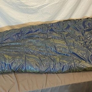 The North Face Iridescent Blue/Black Synthetic Fill Mummy Sleeping Bag Long